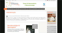 Desktop Screenshot of nanomedicina.com.br